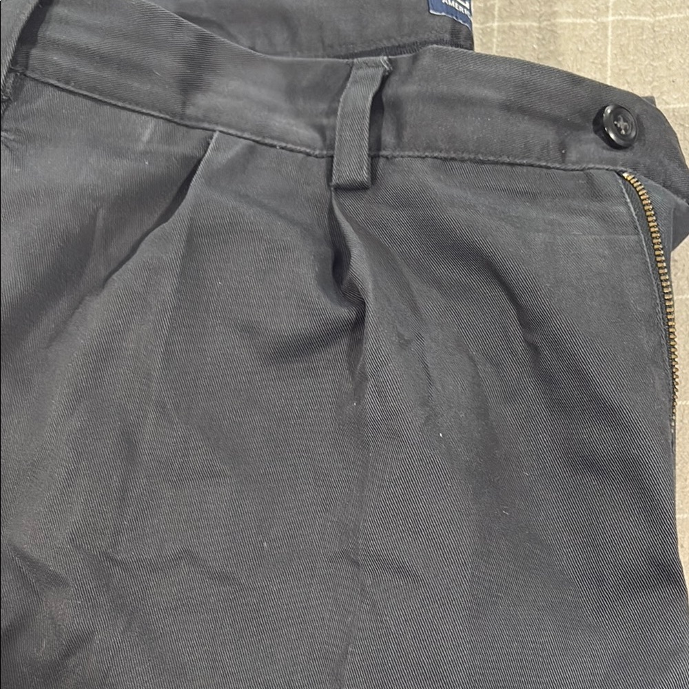 Izod Classic Fit Chino Pants - Dark navy/grey color size 34 x 30